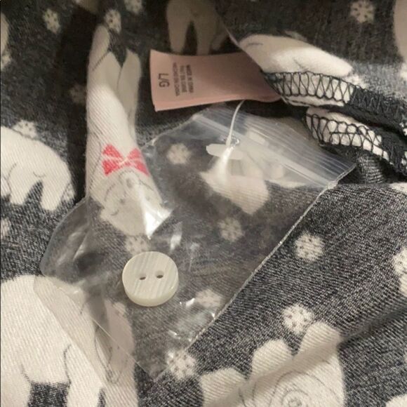 Victoria’s Secret Dreamer Flannel Palas Bear pajama jacket top ONLY - Picture 7 of 10